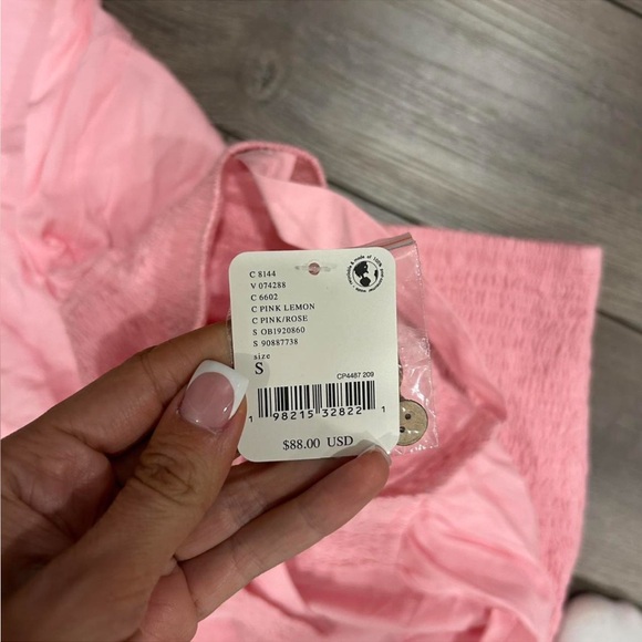 Free People Free-est Rose Pink Zola Short Set Size Small BNWT - Picture 4 of 4